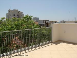 the roof balcony