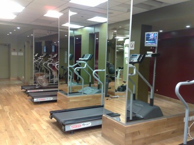 The fitness center